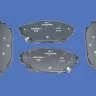 Колодки тормозные передние к-т GAC GS8II