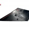 Наружная декоративная накладка левой багажной стойки (Armor Bright Black) GAC GS3
