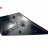 Наружная декоративная накладка правой багажной стойки (Armor Bright Black) GAC GS3