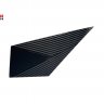 Наружная декоративная накладка правой багажной стойки (Armor Bright Black) GAC GS3